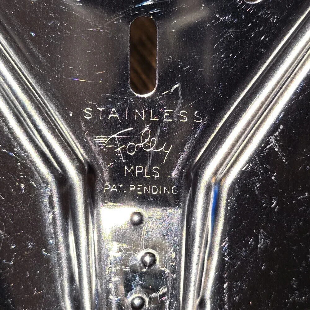 Vintage Foley Stainless Steel Slotted Spatula Mid Century Utensil Made in USA